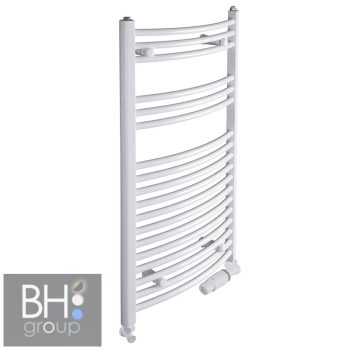 Radeco AD5-400/L törölközőszárítós csőradiátor, 1250x450 mm