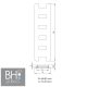 Radeco Heaven 1600 x 450 mm